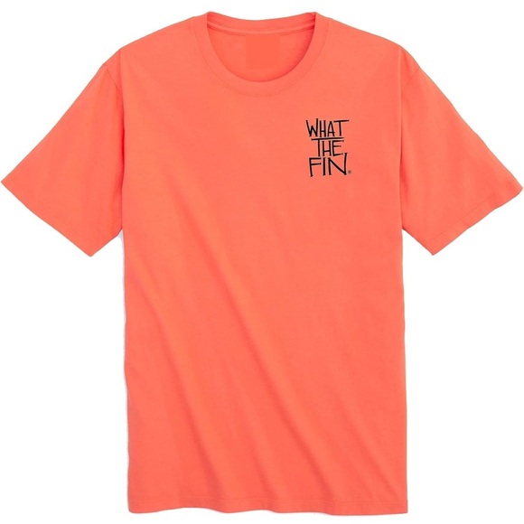 WTF WHAT THE FIN? Short-Sleeve Feels Good Soft Cotton T-Shirt - Marlintini M - Picture 2 of 4